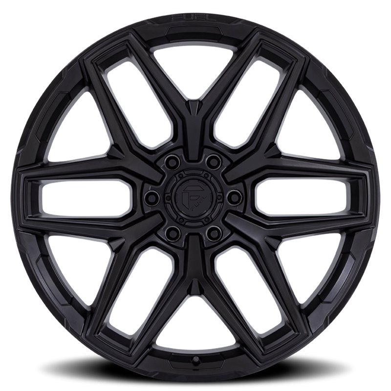 Fuel Off-Road Wheels | Flux 6 FC854MX 22x10.0 ET-18 - Blackout