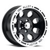 ION Wheels | 174  15x8.0 ET-27 - Black / Machined Lip