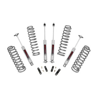 Rough Country | Lift Kit-Suspension w/Shock - Wrangler (JK) / Wrangler (JL) 3.6L / 3.8L 2007-2018