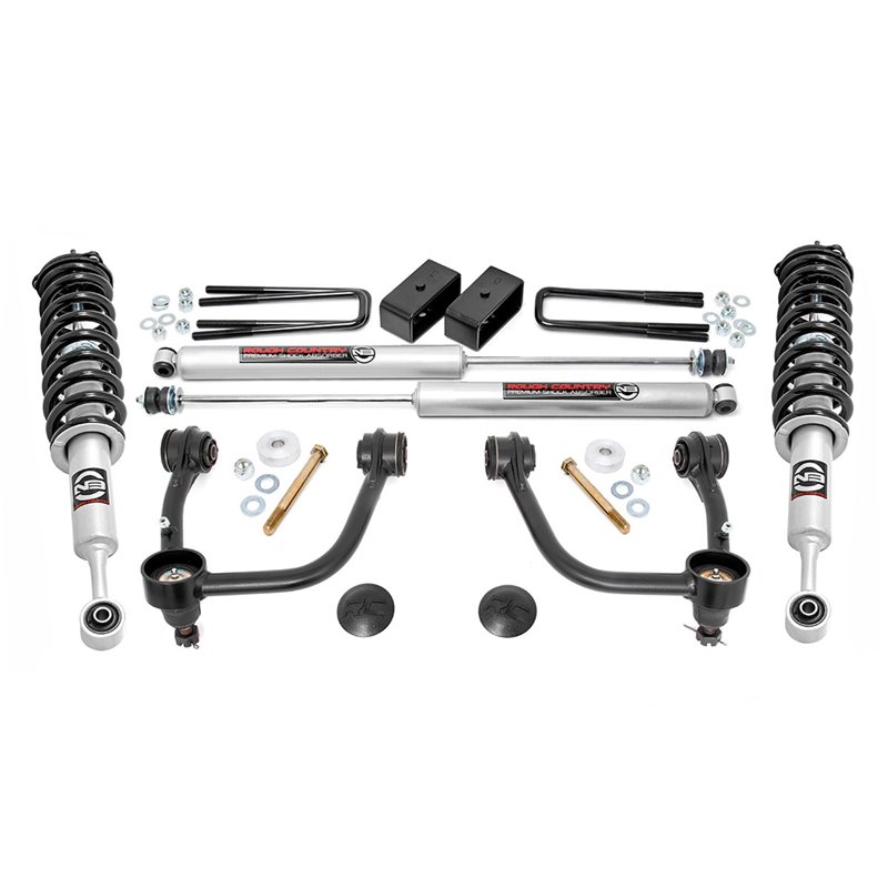 Rough Country | Lift Kit-Suspension w/Shock - Tacoma 2.7L / 3.5L / 4.0L 2005-2022