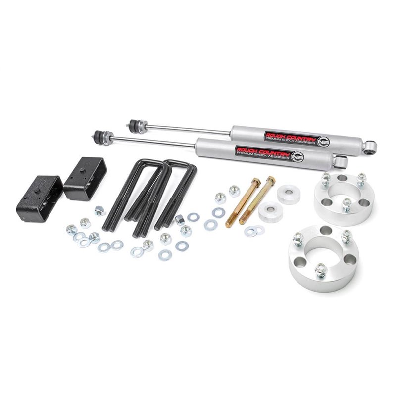 Rough Country | Lift Kit-Suspension w/Shock - Tacoma 2.7L / 3.5L / 4.0L 2005-2022