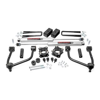 Rough Country | Lift Kit-Suspension w/Shock - Wrangler (JK) 3.8L 2007