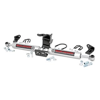 Rough Country | Steering Damper Kit - Gladiator / Wrangler (4xe) / Wrangler (JL) 2018-2022