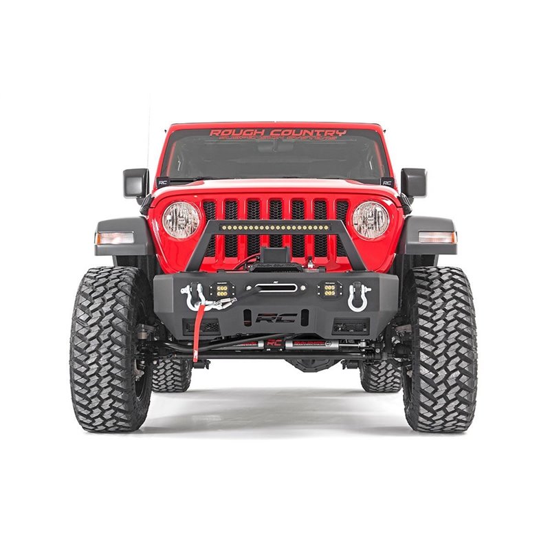 Rough Country | Steering Damper Kit - Gladiator / Wrangler (4xe) / Wrangler (JL) 2018-2022