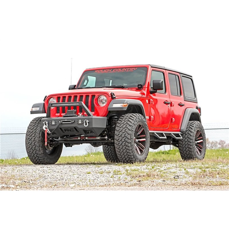 Rough Country | Steering Damper Kit - Gladiator / Wrangler (4xe) / Wrangler (JL) 2018-2022