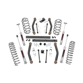 Rough Country | Lift Kit-Suspension w/Shock - Wrangler 2.4L / 4.0L 2003-2006