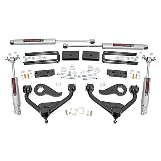 Rough Country | Lift Kit-Suspension w/Shock - Silverado / Sierra 2500 HD 6.6L 2020-2022