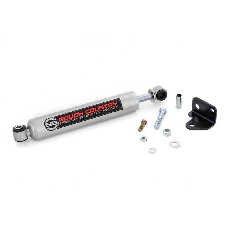 Rough Country | Steering Damper - Wrangler (JK) / Wrangler (JL) 3.6L / 3.8L 2007-2018