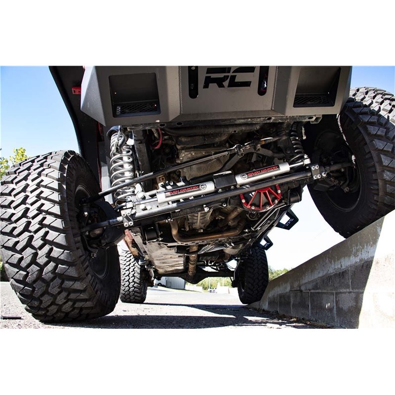 Rough Country | Steering Damper Kit - Wrangler (JK) / Wrangler (JL) 3.6L / 3.8L 2007-2018
