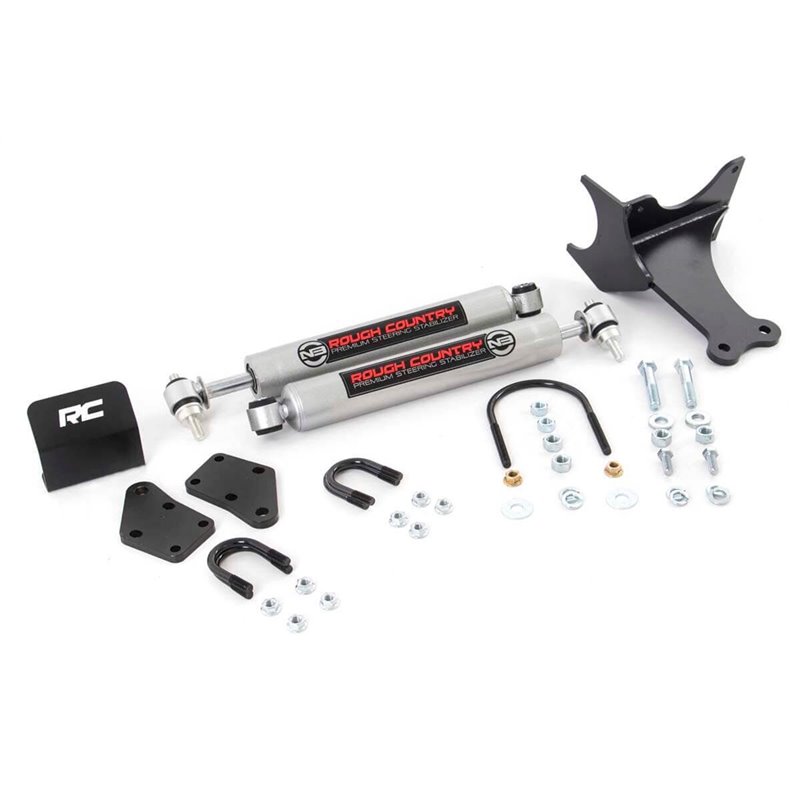 Rough Country | Steering Damper Kit - F-250 / F-350 2005-2022