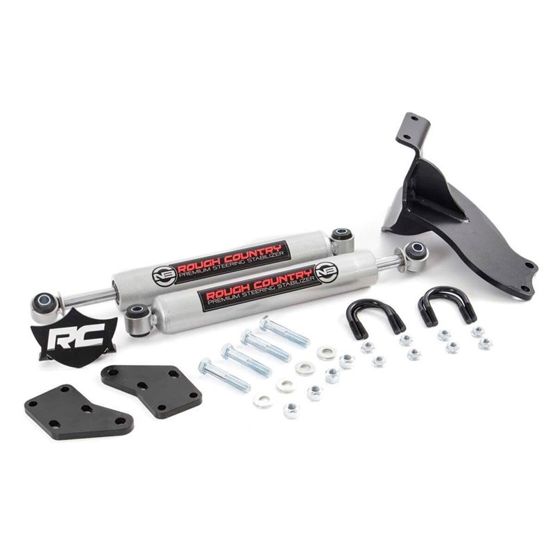 Rough Country | Steering Damper Kit - Ram 2500 / 3500 2013-2022
