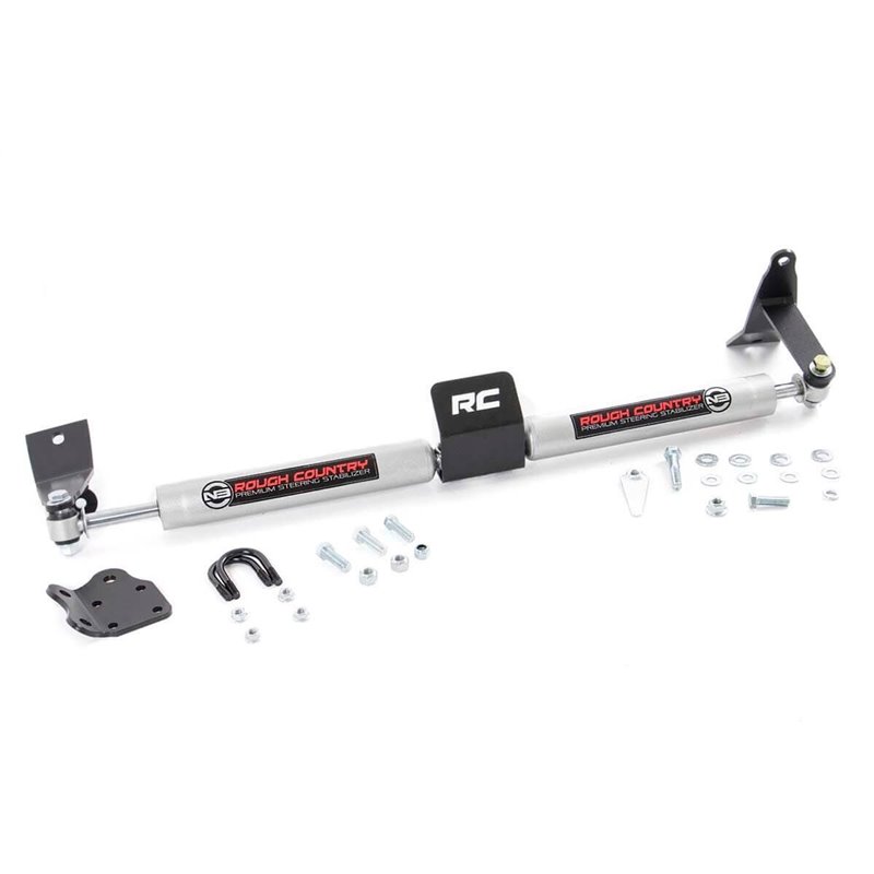 Rough Country | Steering Damper Kit - Ram 2500 / 3500 2003-2013