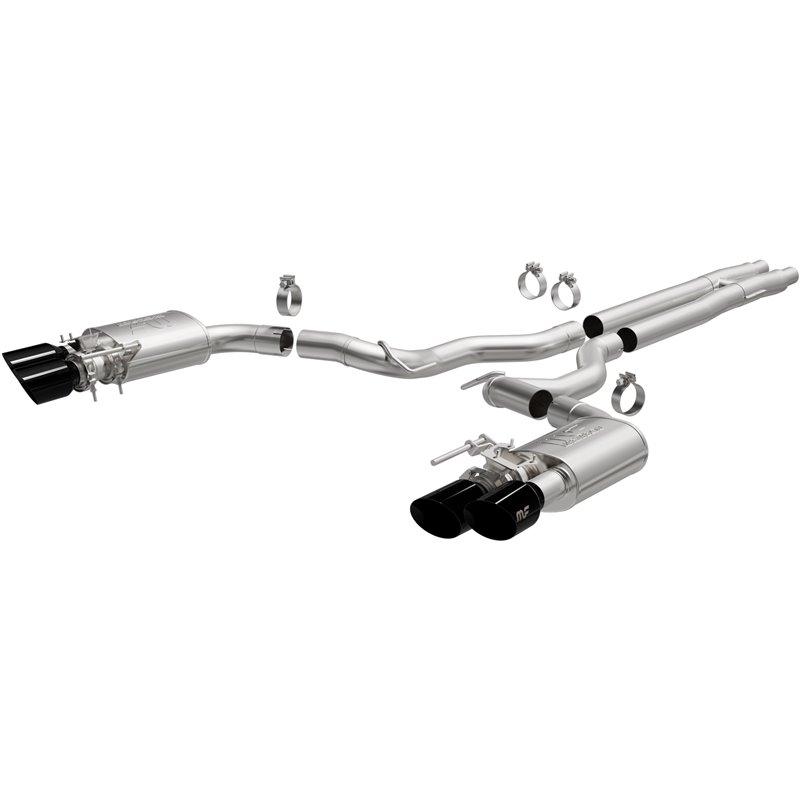 Magnaflow | Competition Series Black Chrome Tips Cat-Back System - Mustang GT / GT Premium 5.0L 2024