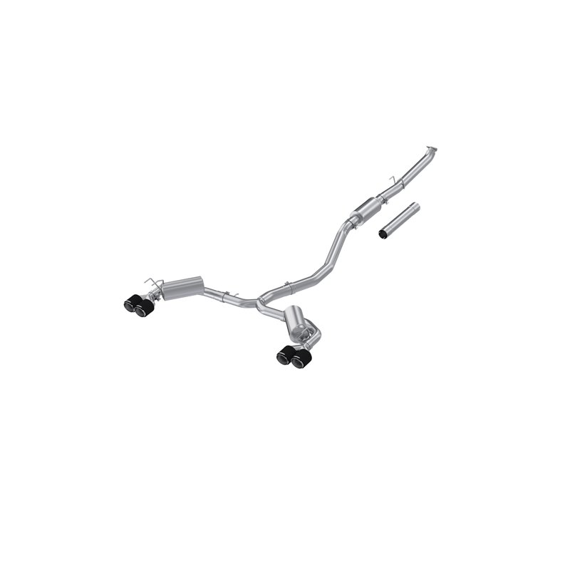 MBRP | 3 inch Cat-Back, 2.5 inch Dual Split Rear Exhaust, T304 with CF Tips - Civic 1.5T 2022-2024