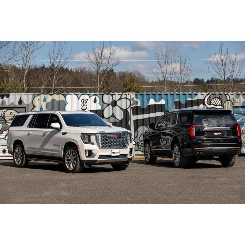 MBRP | 3 in. Cat-Back,  2.5in. Dual Split Rear Exit, AL - Tahoe / Yukon 5.3L / 6.2L 2021-2024