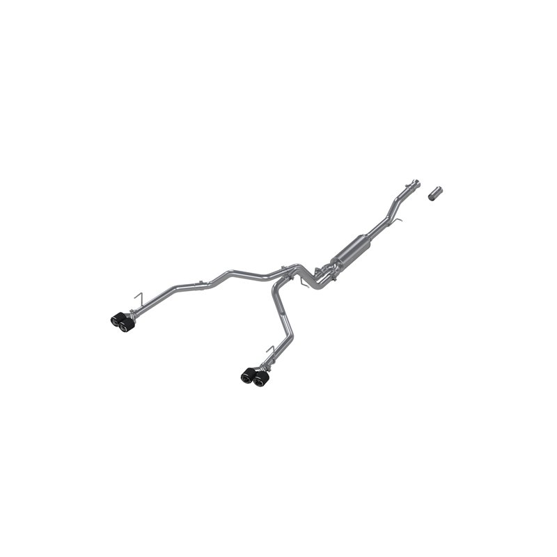 MBRP | 3 in. Cat-Back,  2.5in. Dual Split Rear Exit, T304 with CF Tips - Suburban / Yukon XL 5.3L / 6.2L 2021-2024