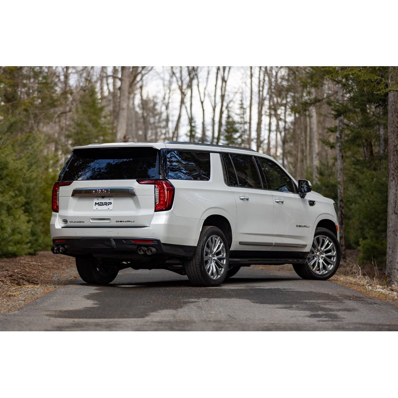 MBRP | 3 in. Cat-Back,  2.5in. Dual Split Rear Exit, AL - Suburban / Yukon XL 5.3L / 6.2L 2021-2024