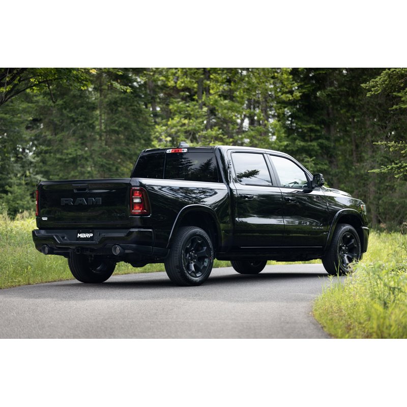 MBRP | 3in. Cat-Back. 2.5in. Dual Split Rear Exit. T304, CF. - Ram 1500 3.0T 2025