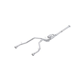 MBRP | 3in. Cat-Back. 2.5in. Dual Split Rear Exit. AL - Ram 1500 3.0T 2025