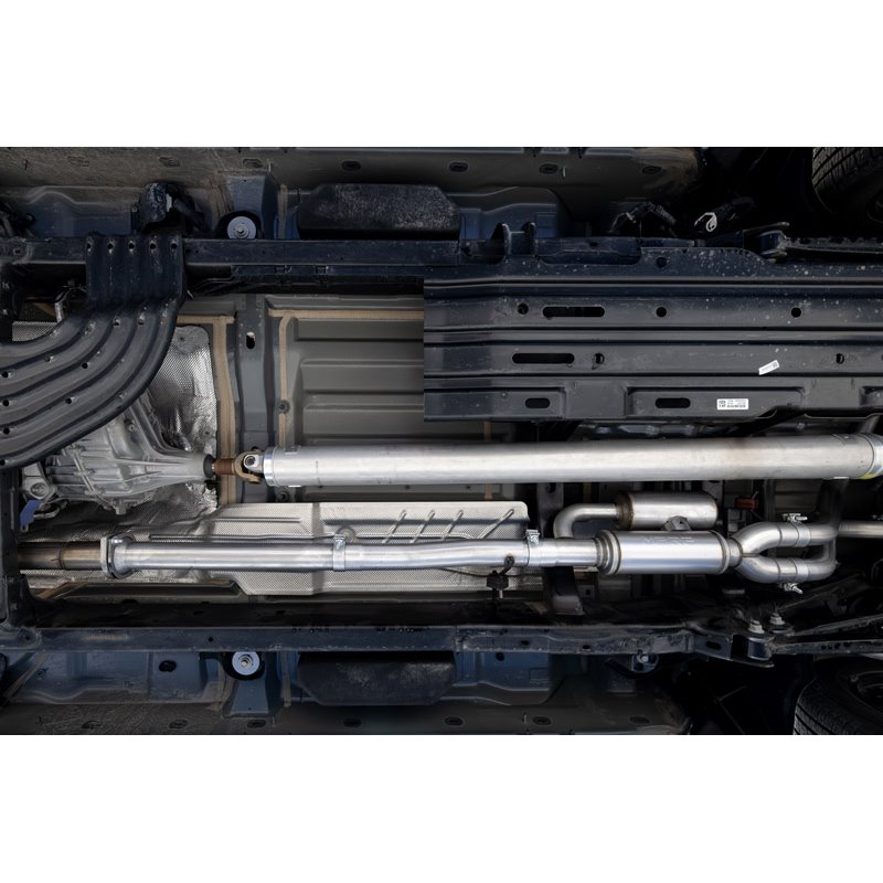 MBRP | 3in. Cat-Back. 2.5in. Dual Split Rear Exit. AL - Ram 1500 3.0T 2025