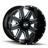 ION | 141 17x9.0 ET18 - Gloss Black Milled