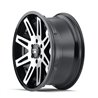ION | 142 17x9.0 ET-12 - Satin Black Machined