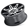 ION | 142 17x9.0 ET-12 - Satin Black Machined