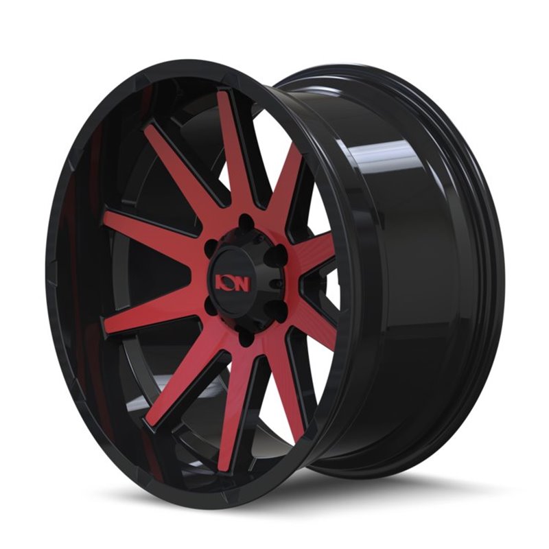 ION | 143 20x10.0 ET-19 - Gloss Black Red Machined