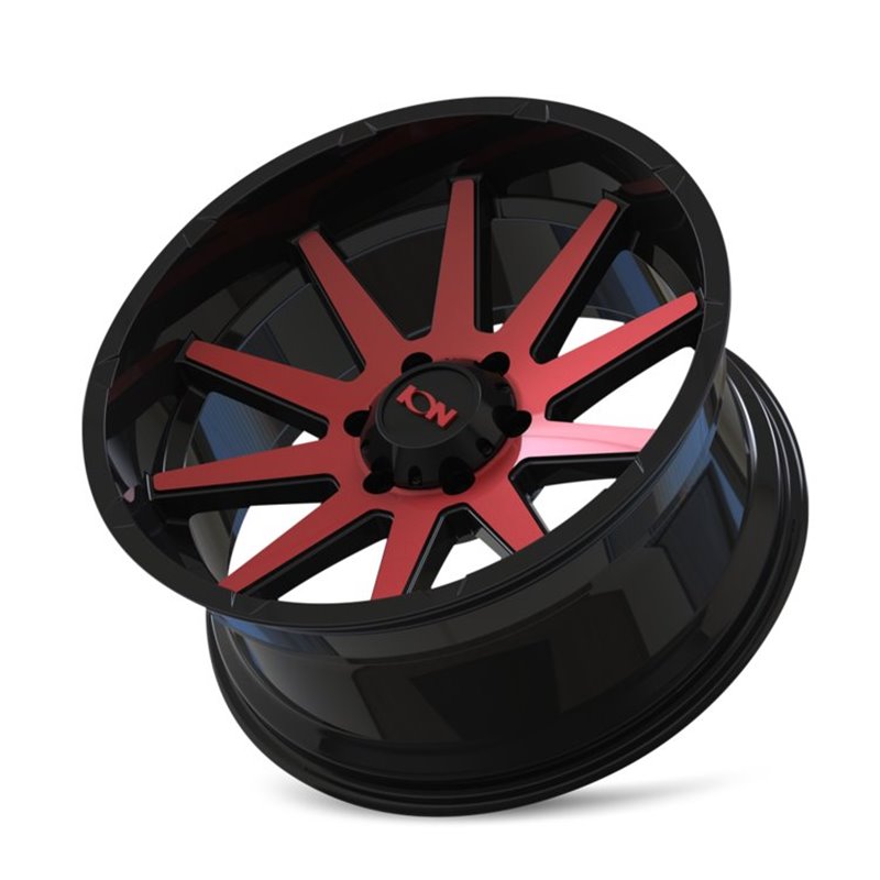ION | 143 20x10.0 ET-19 - Gloss Black Red Machined