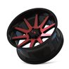ION | 143 20x10.0 ET-19 - Gloss Black Red Machined