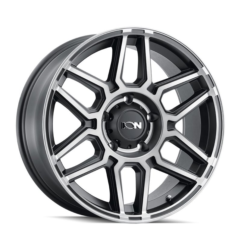 ION | 146 20x10.0 ET-19 - Matte Black Machined With Dark