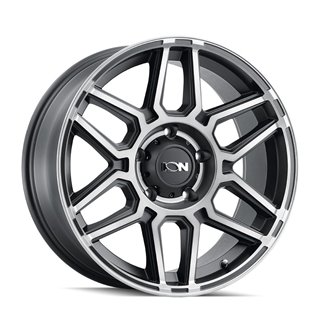 ION | 146 20x10.0 ET-19 - Matte Black Machined With Dark