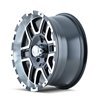 ION | 179 16x8.0 ET10 - Satin Black Machined