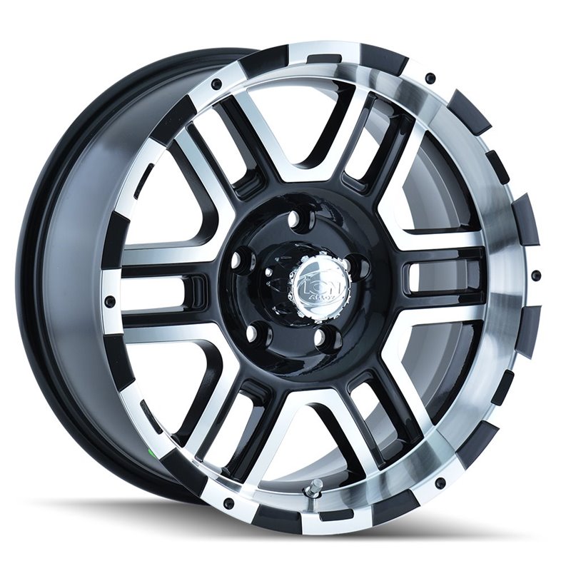 ION | 179 17x8.0 ET10 - Satin Black Machined
