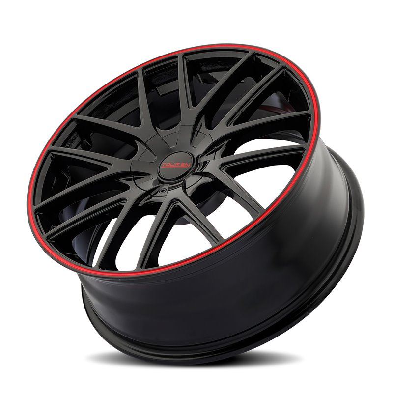 TOUREN | TR60 16x7.0 ET42 - Gloss Black With Red Ring