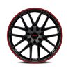 TOUREN | TR60 16x7.0 ET42 - Gloss Black With Red Ring