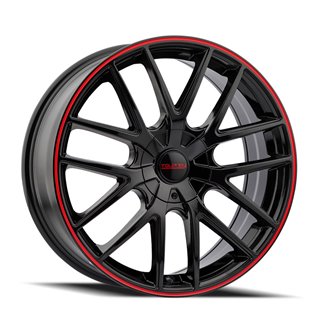 TOUREN | TR60 18x8.0 ET40 - Gloss Black With Red Ring