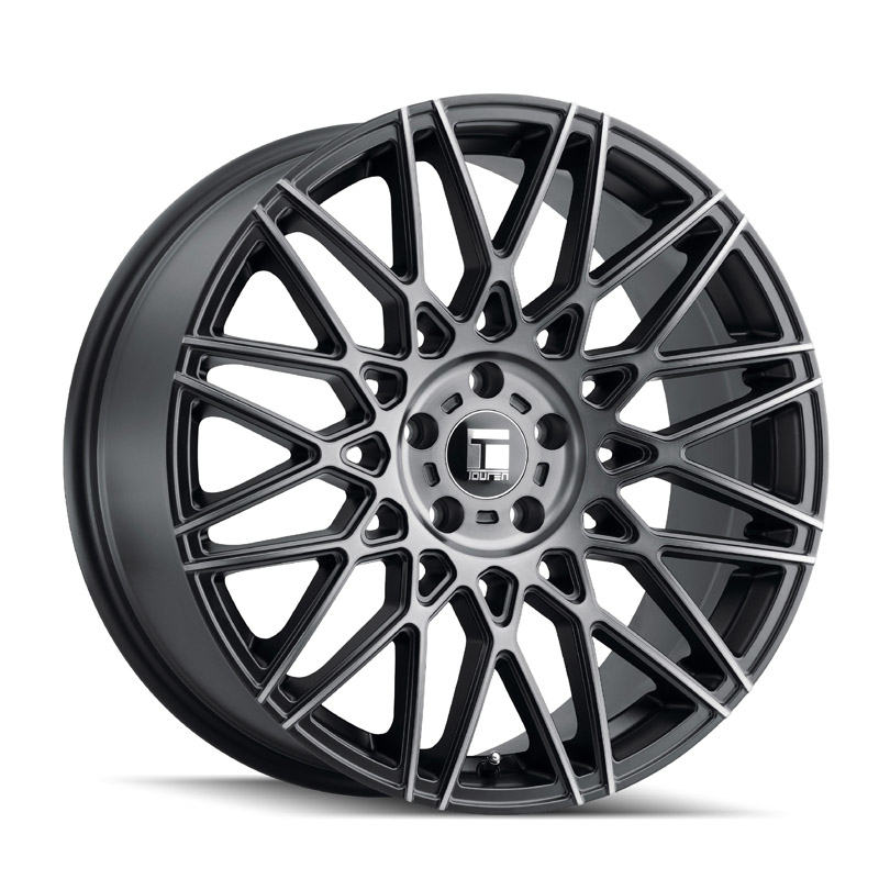TOUREN | TR78 18x8.0 ET40 - Matte Black Brushed With Dark