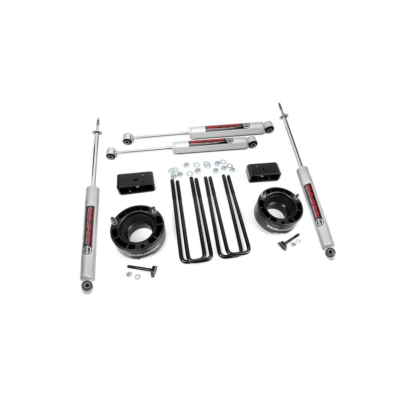 Rough Country | Lift Kit-Suspension w/Shock - Ram 1500 3.9L / 5.2L / 5.9L 2000-2001