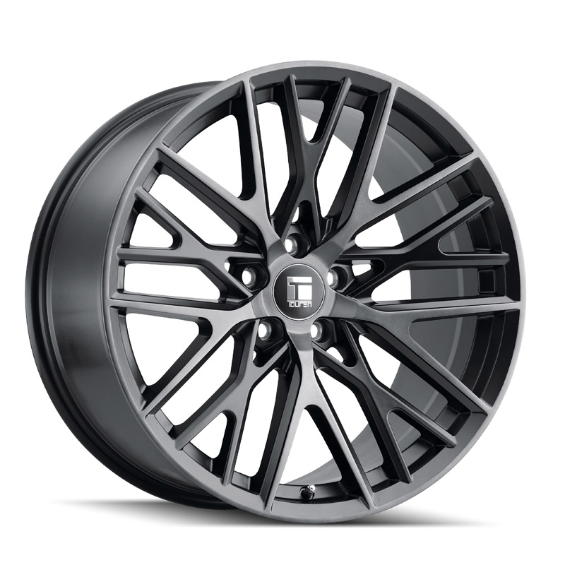 TOUREN | TR91 20x9.0 ET30 - Matte Black Brushed With Dark