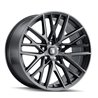 TOUREN | TR91 20x9.0 ET30 - Matte Black Brushed With Dark