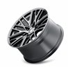 TOUREN | TR91 20x9.0 ET30 - Matte Black Brushed With Dark