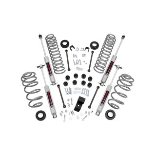 Rough Country | Lift Kit-Suspension w/Shock - Wrangler 4.0L 1997-2002