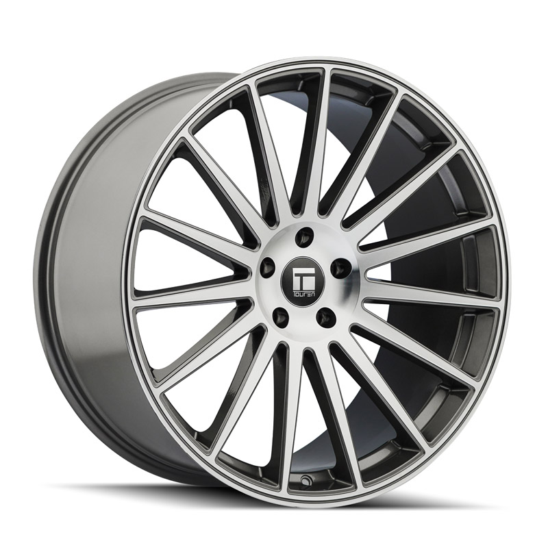 TOUREN | TR92 17x8.0 ET35 - Gloss Graphite Machined