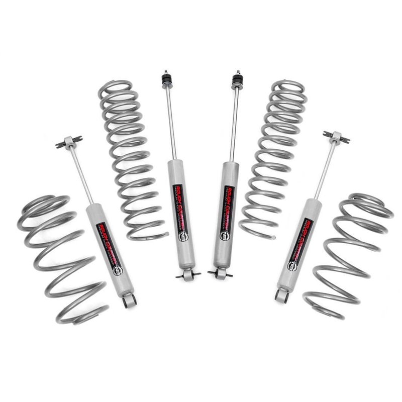 Rough Country | Lift Kit-Suspension w/Shock - Wrangler 4.0L 1997-2006
