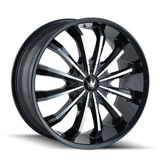 MAZZI | FUSION 20x8.5 ET35 - Gloss Black Machined