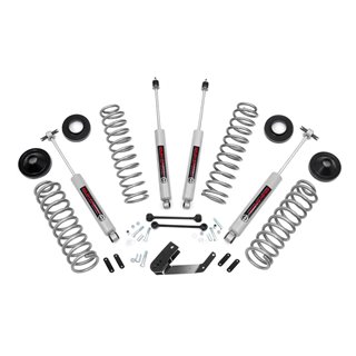 Rough Country | Lift Kit-Suspension w/Shock - Wrangler (JK) / Wrangler (JL) 3.6L / 3.8L 2007-2018