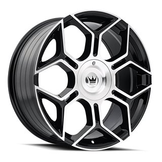 MAZZI | LIBRA 20x8.5 ET35 - Gloss Black Machined