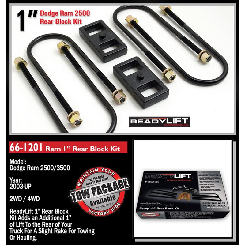 ReadyLIFT | Rear Block Kit - Ram 2500 / 3500 2003-2019