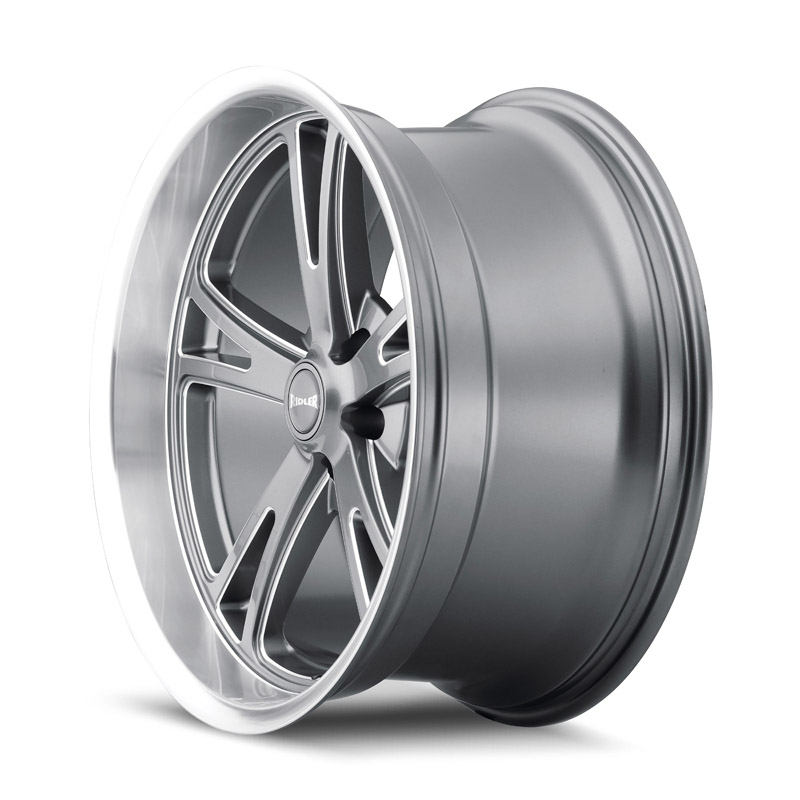 RIDLER | 606 17x7.0 ET0 - Gloss Grey Machined